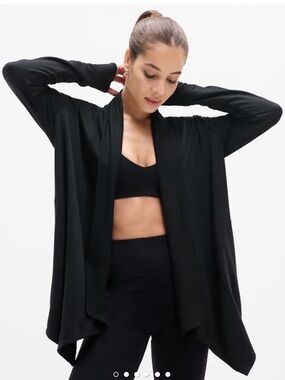 Athleta Women's Plum Open-Front Draped Cardigan
